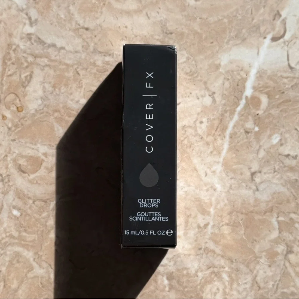 Cover Fx Glitter Drops Liquid Highlighter Aurora Pink Shimmer Highlight NIB